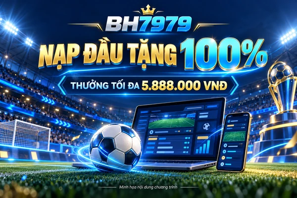 Minh họa khuyến mãi BH7979 bóng đá.