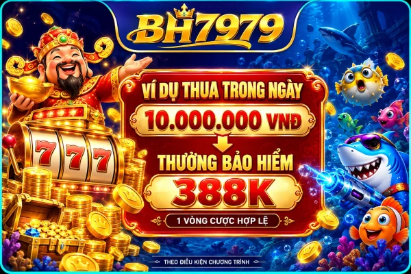 Ví dụ khoản thua 10.000.000 VNĐ và mức thưởng bảo hiểm 388K.